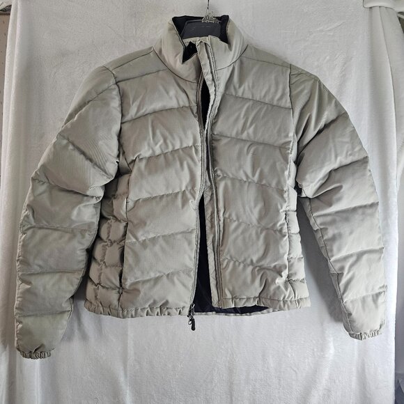 Ibex Women Puffer Jacket Size Small Gray Zip Up Polyester Wool Outdoor Pocket - Picture 1 of 14
